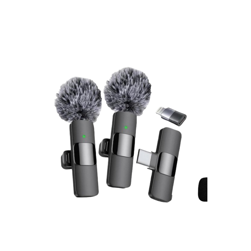 K9 Wireless Lavalier Microphone with Noise Reduction