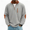 Autumn Half-Zip Men's Long-Sleeve Sweatshirt