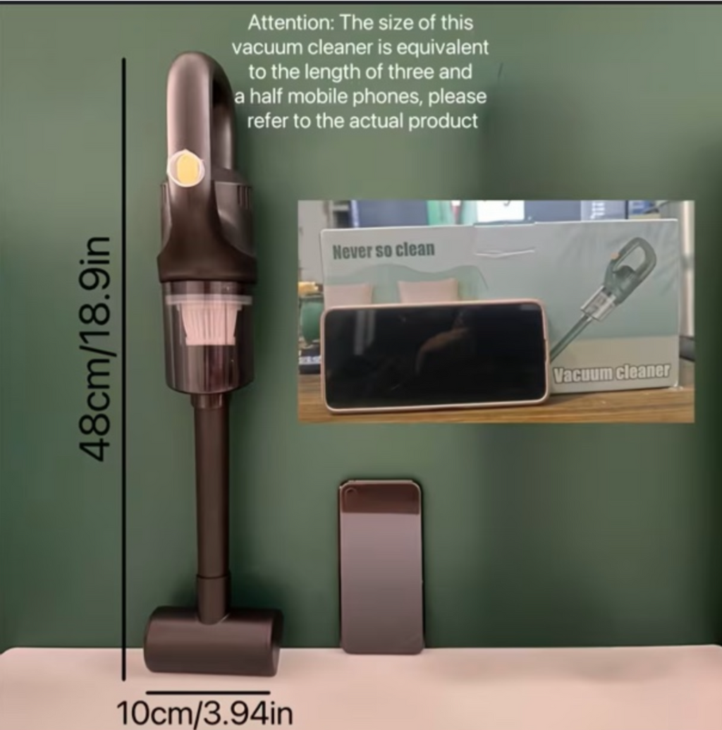 Cordless Handheld Vacuum Cleaner – Powerful & Portable