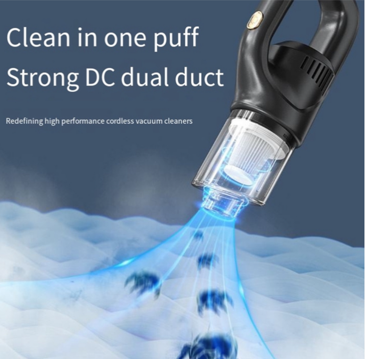 Cordless Handheld Vacuum Cleaner – Powerful & Portable