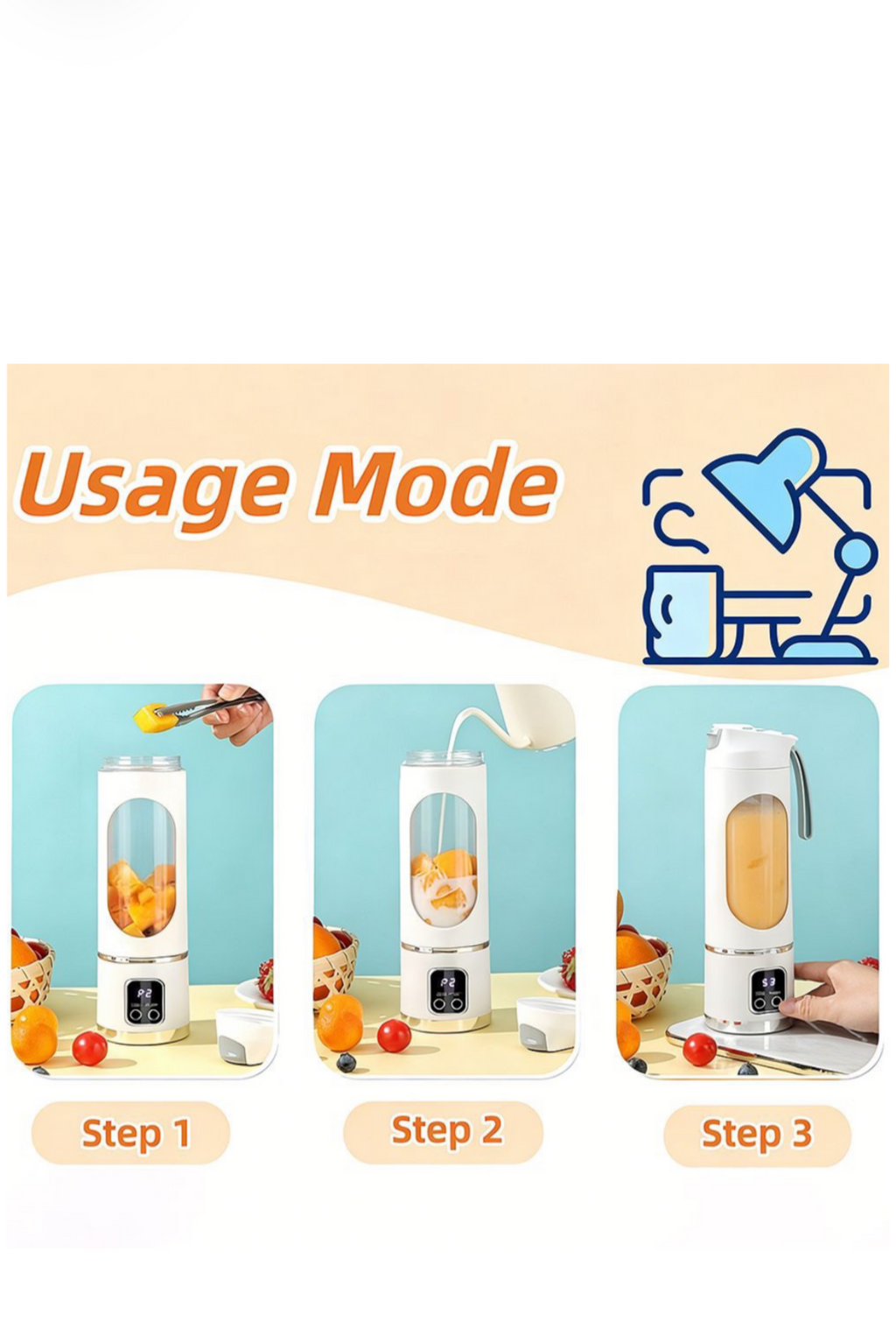 Mini Portable Blender – Fresh Juice Anywhere