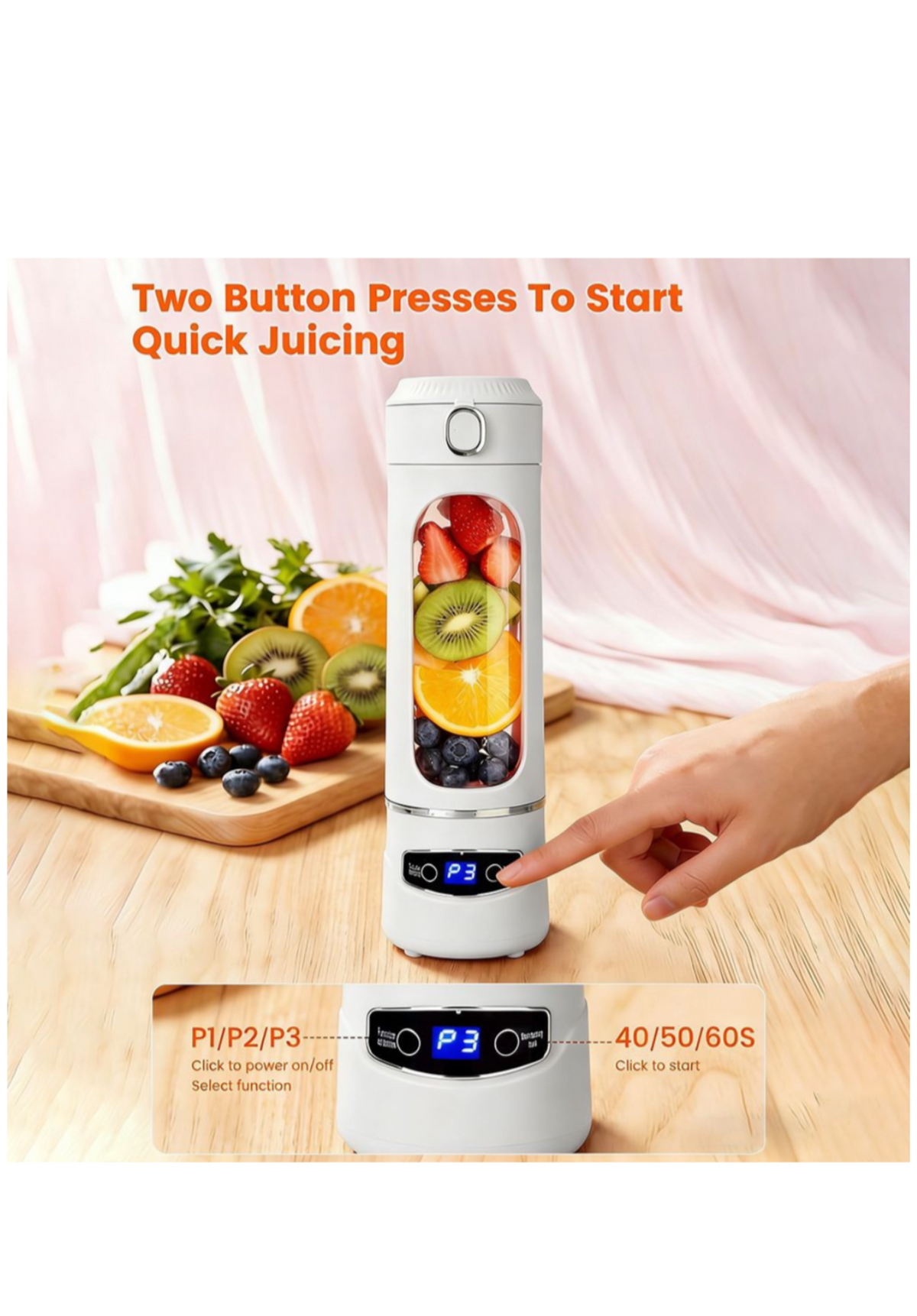 Mini Portable Blender – Fresh Juice Anywhere