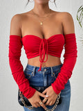 Drawstring Waist Tank Top