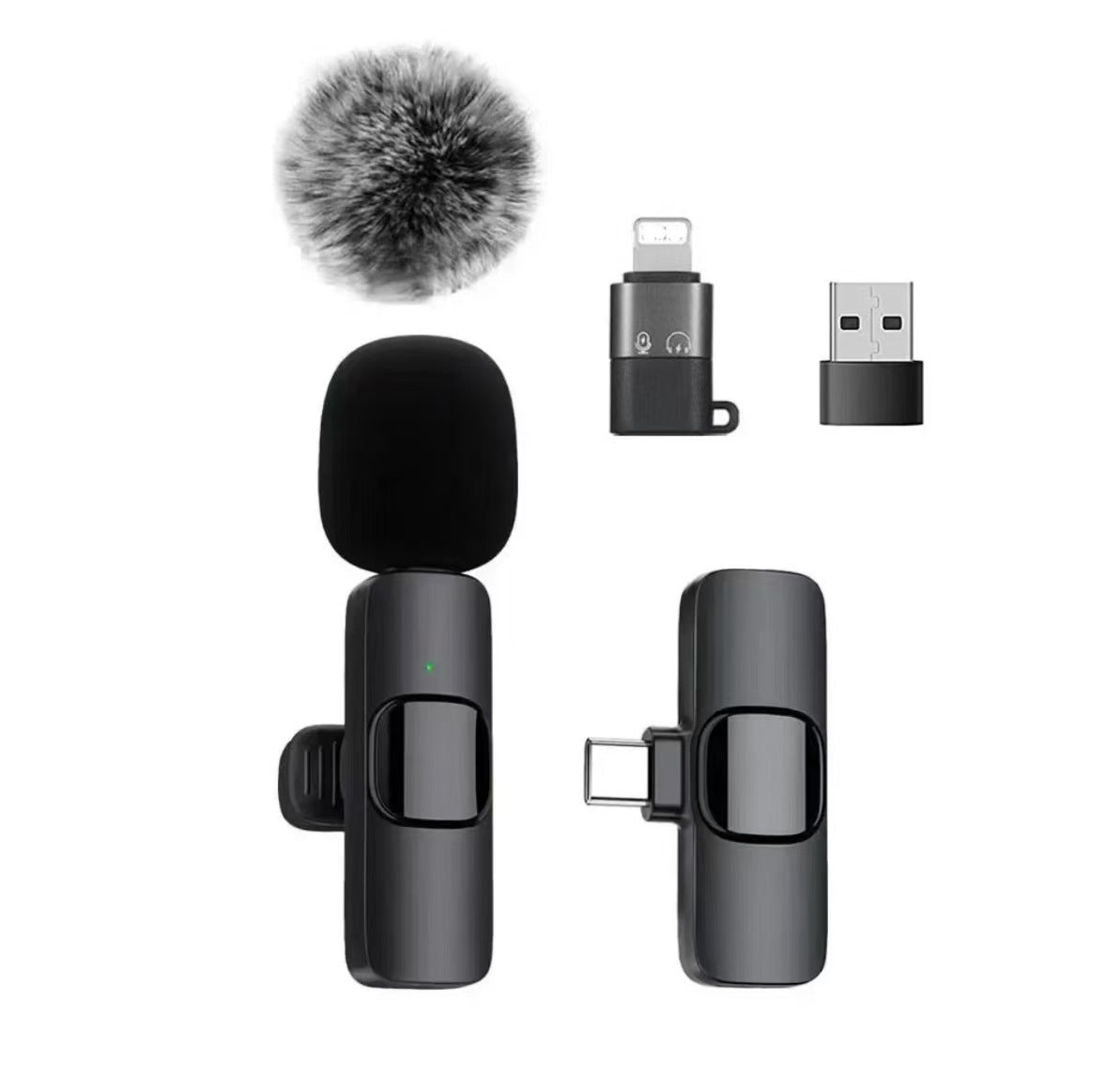 K9 Wireless Lavalier Microphone with Noise Reduction
