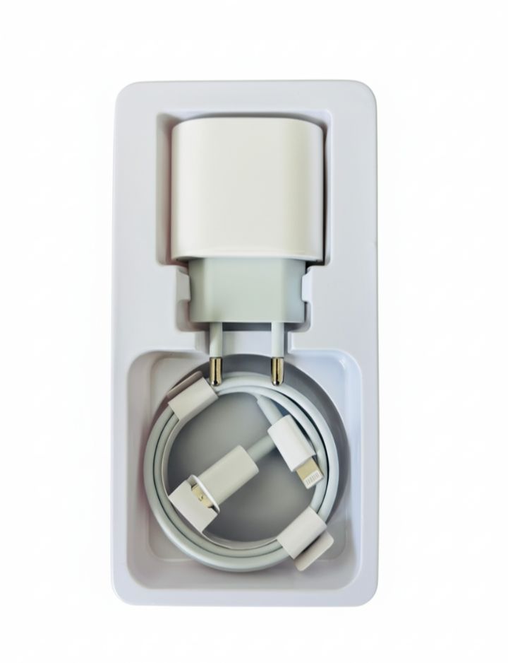 20W Fast Charger for iPhone (USB‑C to Lightning Cable)