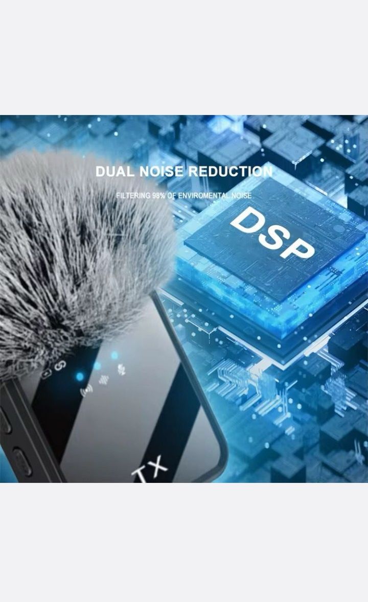 Dual Wireless Lavalier Microphones (GC) — For iPhone, Camera & Android Devices