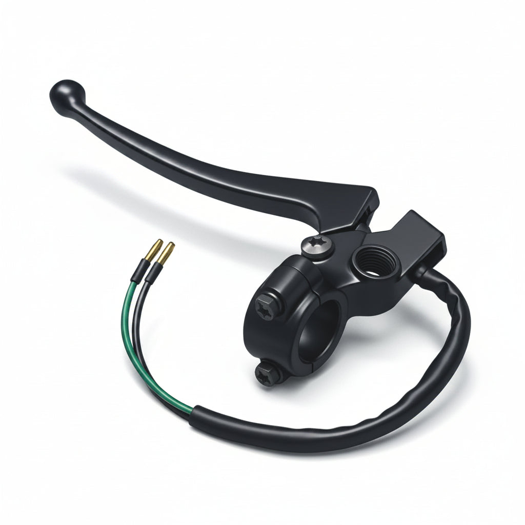 DX/CG150 – Clutch Lever with Mirror Mount