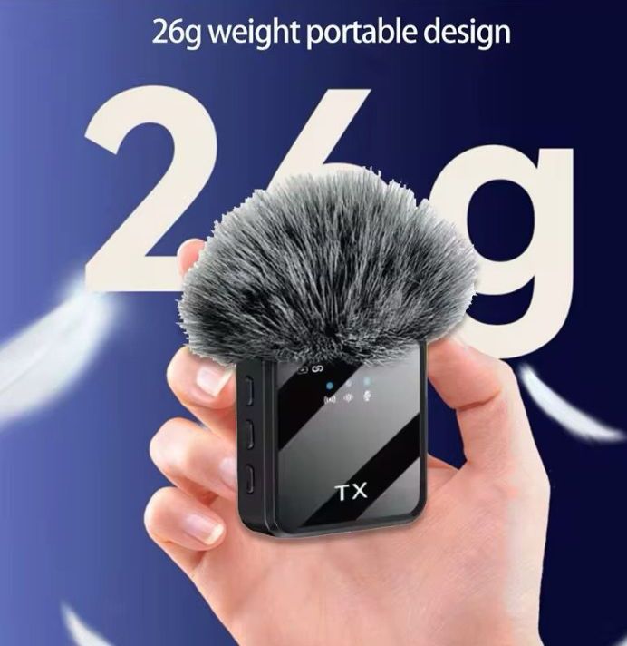 Dual Wireless Lavalier Microphones (GC) — For iPhone, Camera & Android Devices