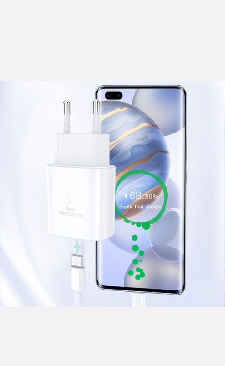 Fast Charger – Type‑C Cable and Adapter